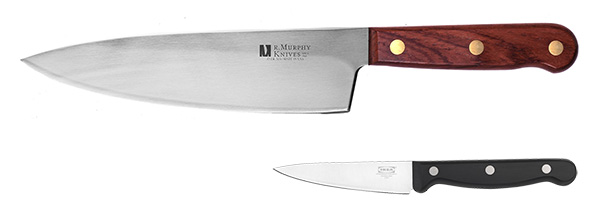 Основные типы кухонных ножей: шеф нож и нож для чистки